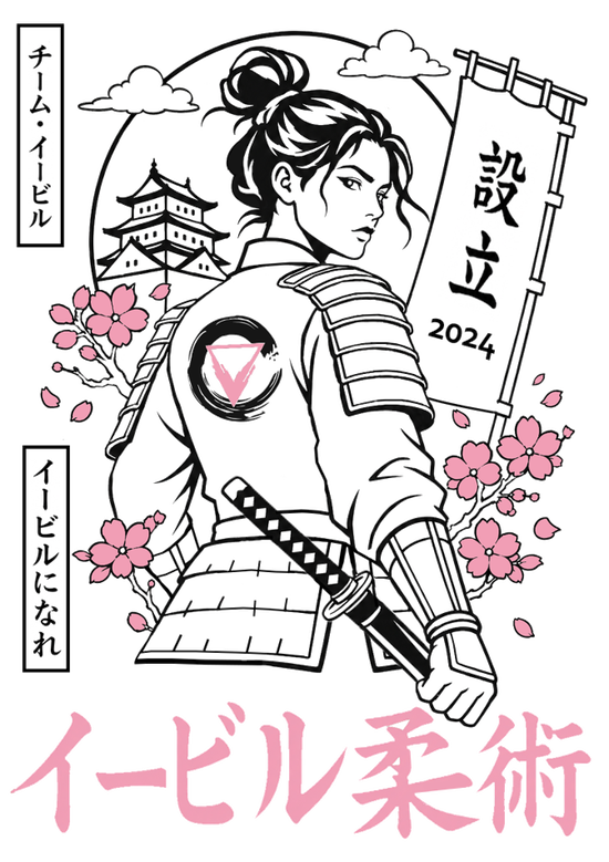 Eville Samurai Black Pink