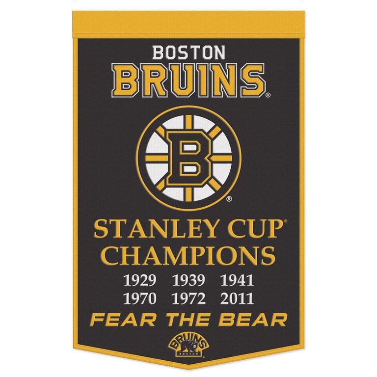 Boston Bruins Wool Dynasty Championship Banner 24x38"