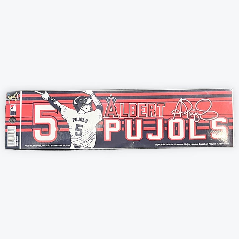 Los Angeles Angels Albert Pujols Bumper Sticker