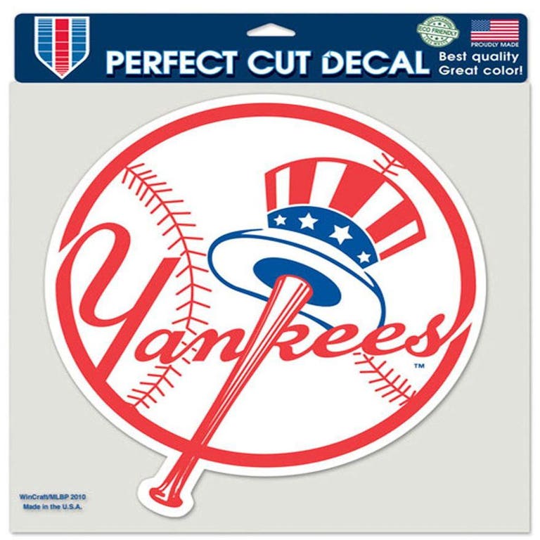 New York Yankees Perfect Cut Alternate Logo Decal 8x8"
