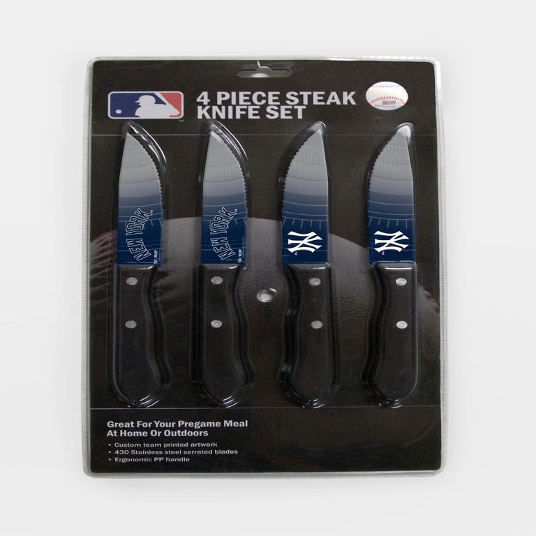 New York Yankees Steak Knife 4 Pack Set