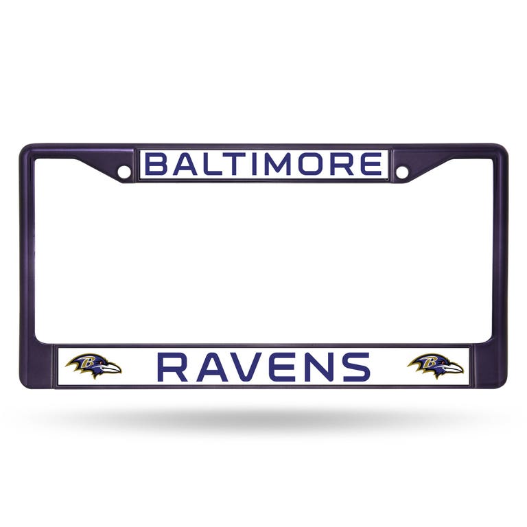 Baltimore Ravens Purple Metal License Plate Frame