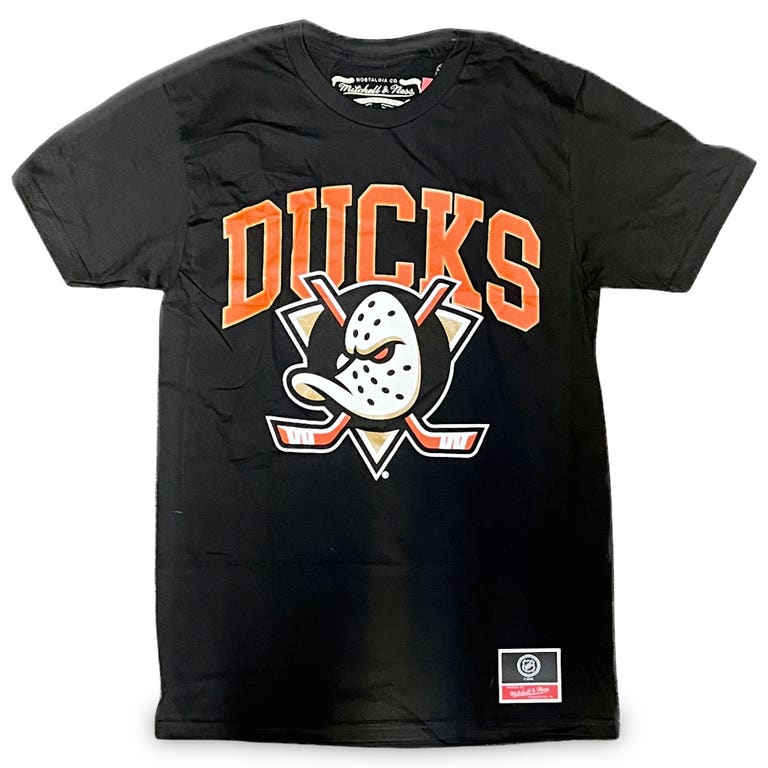 Anaheim Ducks Arched Type Mitchell and Ness Shirt