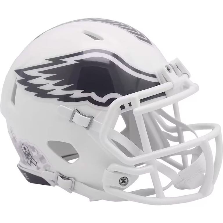 Philadelphia Eagles 2024 Riddell Salute to Service Speed Mini Helmet
