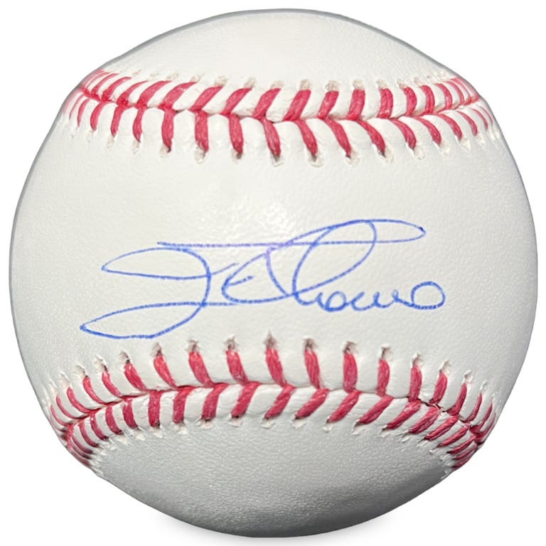 Cleveland Indians Jim Thome Autographed Official MLB Baseball