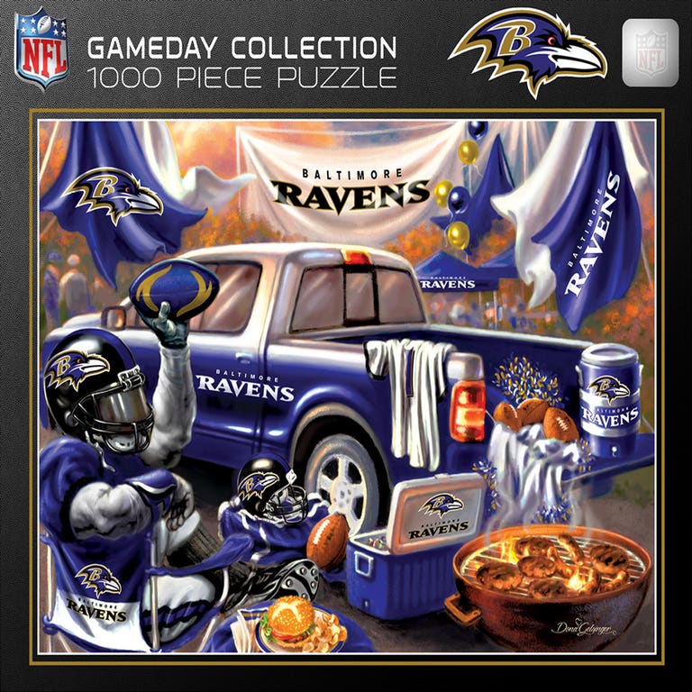 Baltimore Ravens 1000 Piece Gameday Design Puzzle
