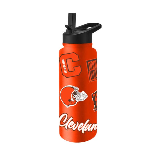 Cleveland Browns Dreamweave Quencher Stainless Steel Bottle 34oz