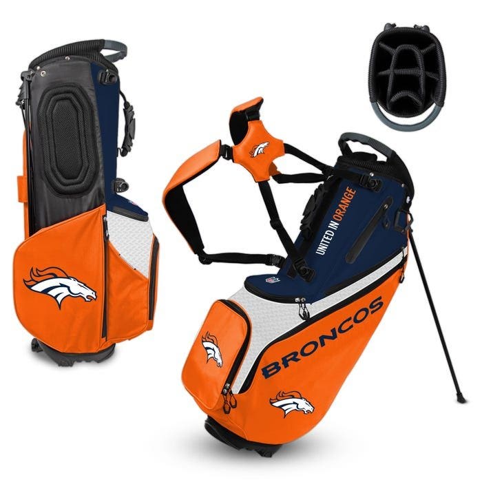 Denver Broncos Hybrid Back Nine Carry Golf Bag