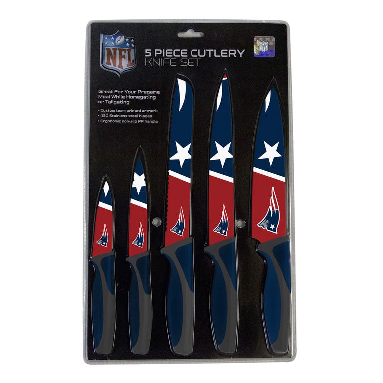New England Patriots Kitchen Knife Set - 5 Pack