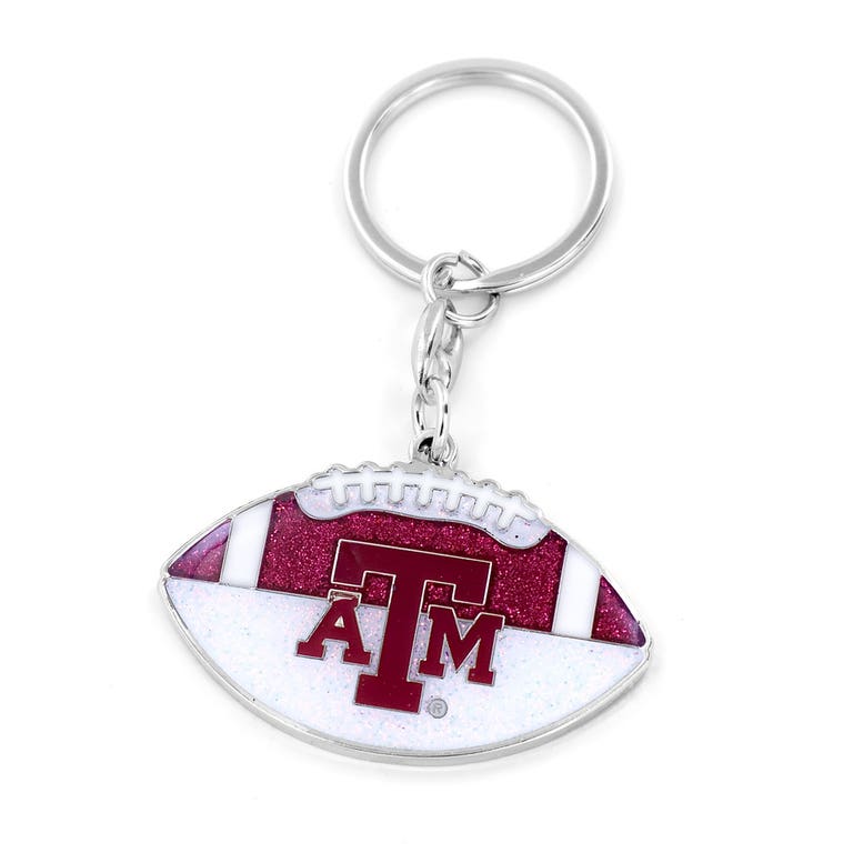 Texas A&M Aggies Glitter Football Keychain