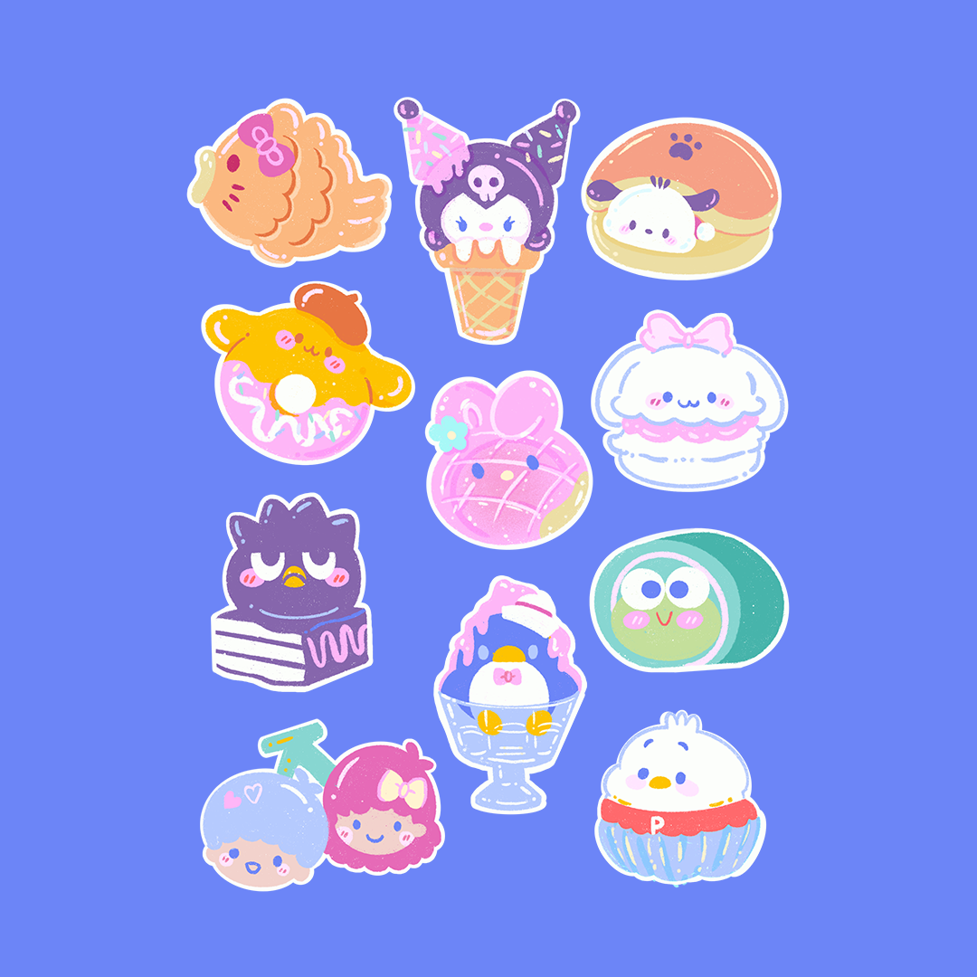 Sanrio Sweets Sticker Sheet