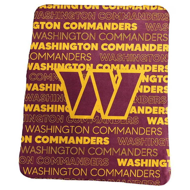 Washington Commanders Logo Brands Classic Fleece Blanket 50x60"