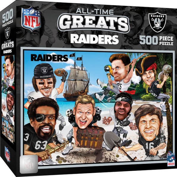Las Vegas Raiders All-Time Greats 500ct Puzzle