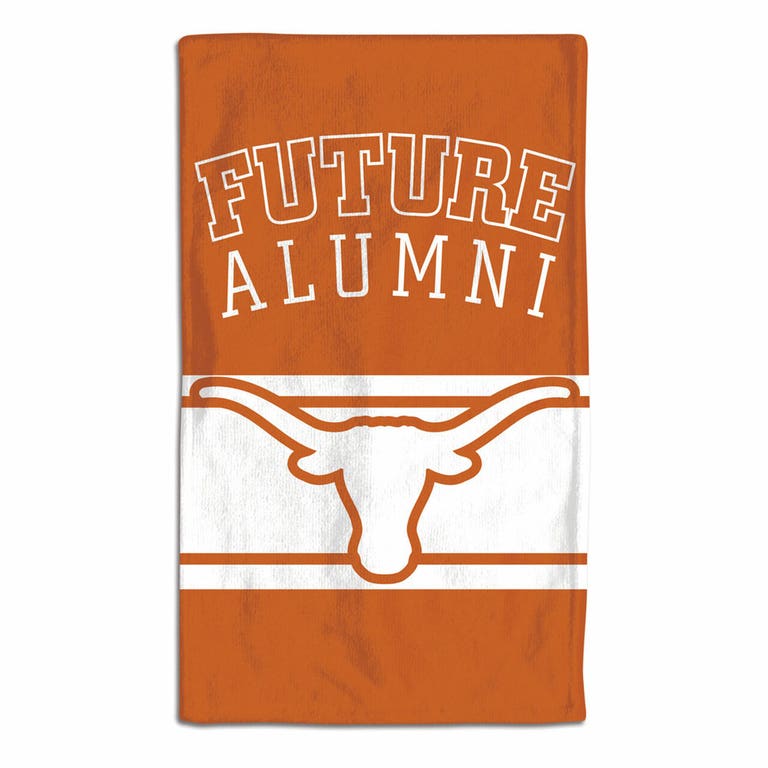 Texas Longhorns Baby Burp Cloth 10x17"