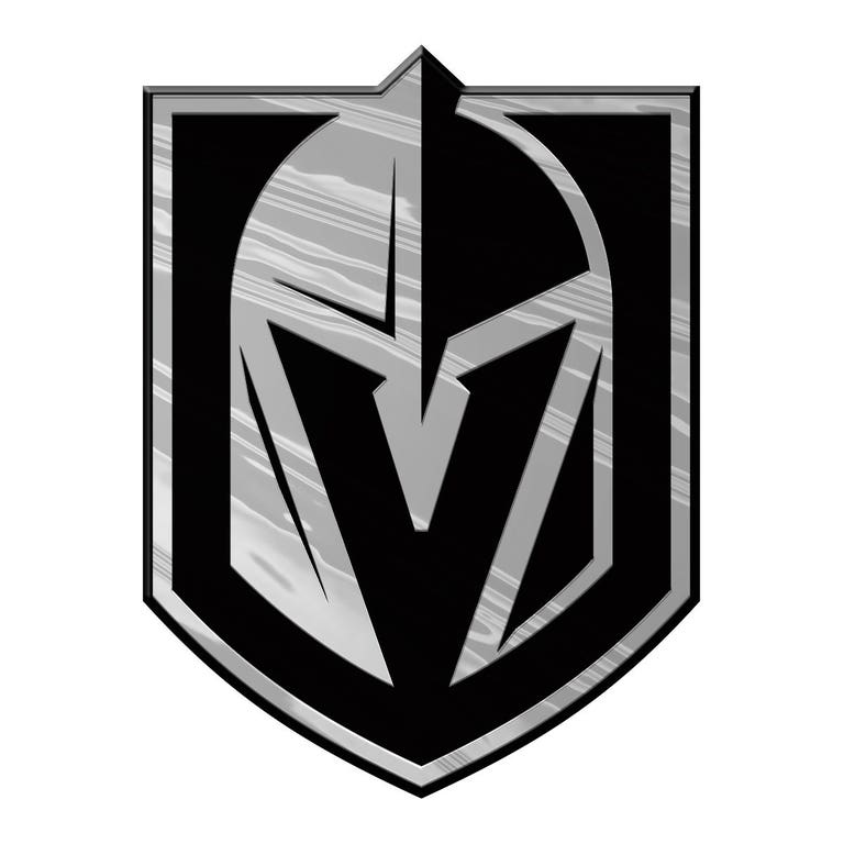 Vegas Golden Knights Silver Auto Emblem