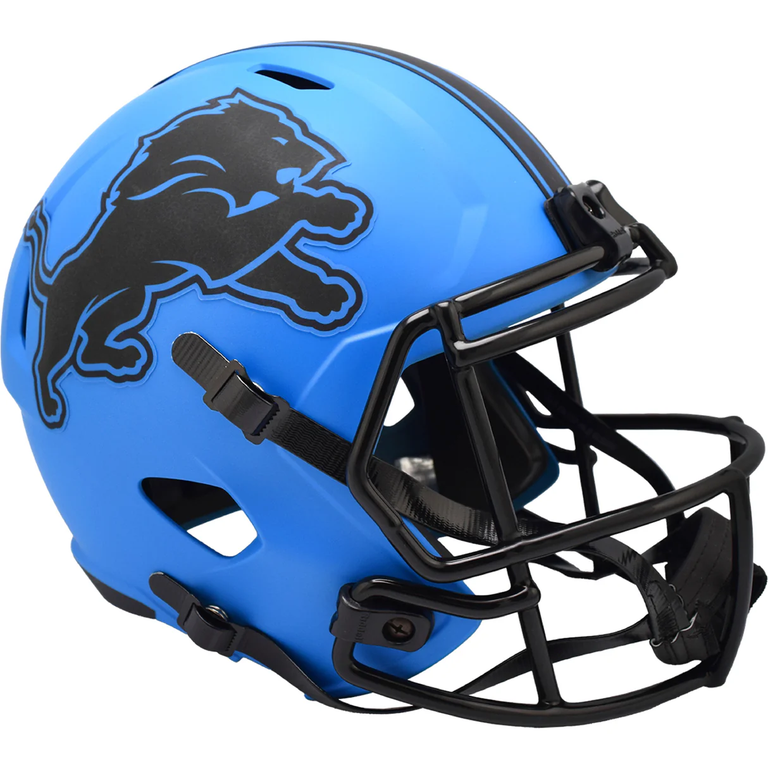 Detroit Lions Riddell Rave Speed Full Size Helmet