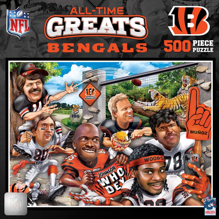 Cincinnati Bengals All-Time Greats Puzzle 500ct
