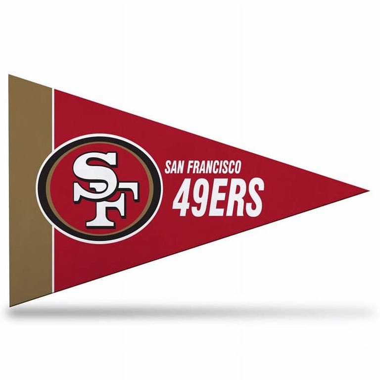 San Francisco 49ers 8 Piece Mini Pennants Set