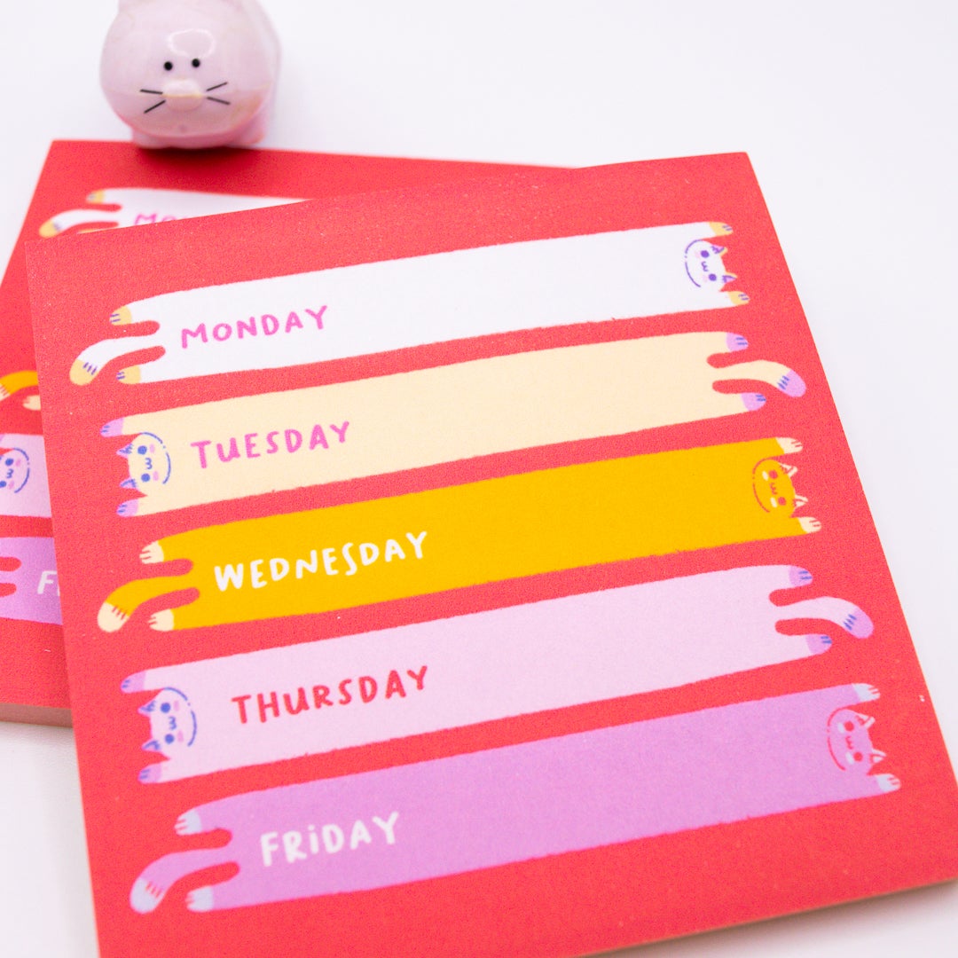 Daily Meowlist Sticky Notes