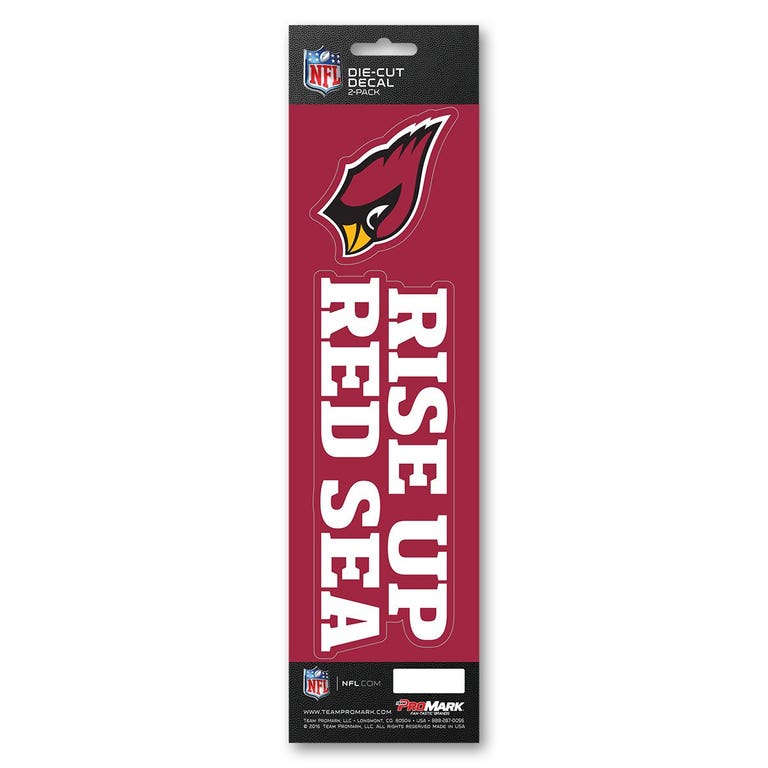 Arizona Cardinals Slogan Perfect Cut Decal 2pk