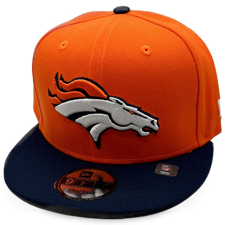 Denver Broncos Orange/Navy New Era 9FIFTY Snapback Hat
