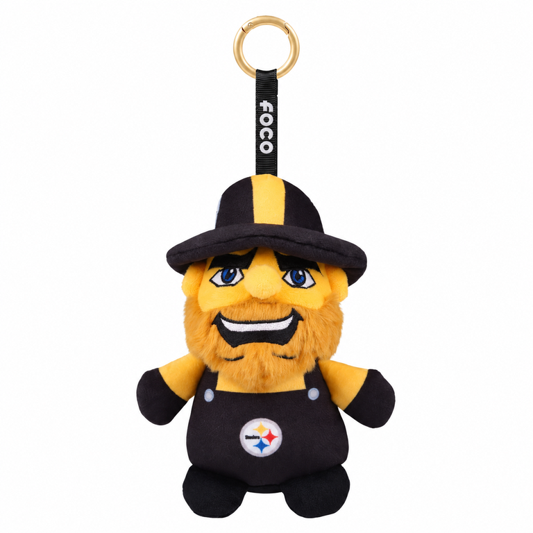 Pittsburgh Steelers Plush FOCO Teamie Keyring Bag Clip