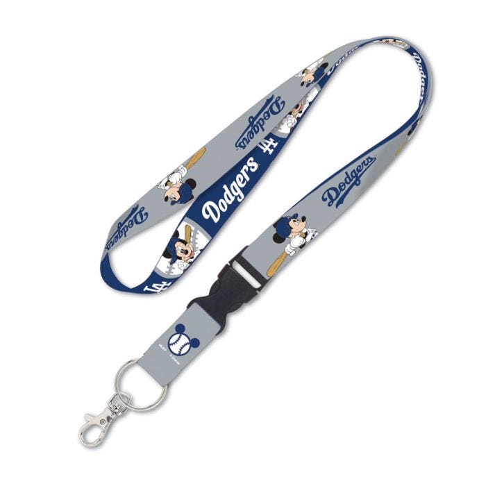 Los Angeles Dodgers Mickey Mouse Lanyard