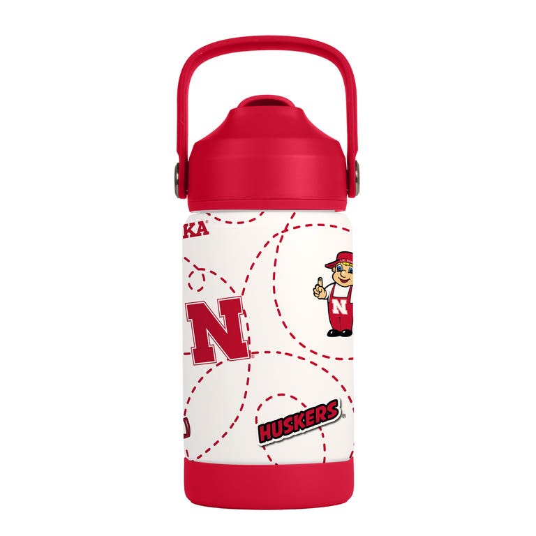 Nebraska Cornhuskers Kids Stainless Steel Mascot Bottle 12oz