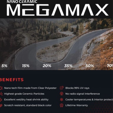 Tint Option #4 - Megamax Nano Ceramic Window Film