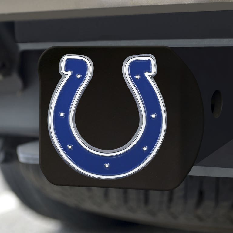 Indianapolis Colts Black Chrome Hitch Cover