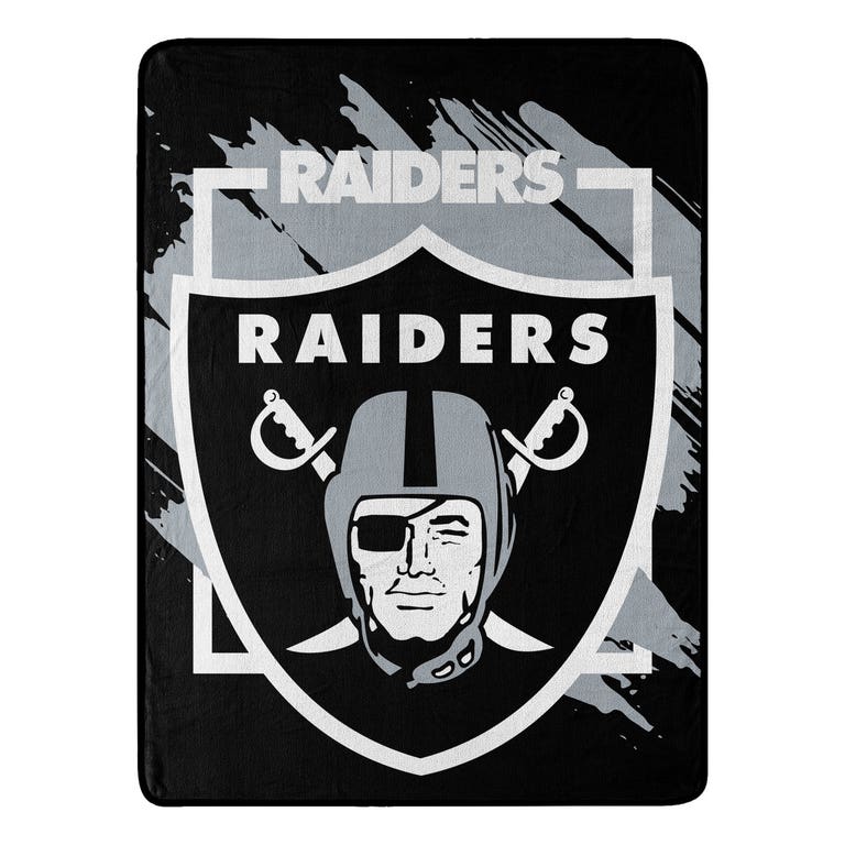 Las Vegas Raiders Micro Raschel Dimensional Design Blanket