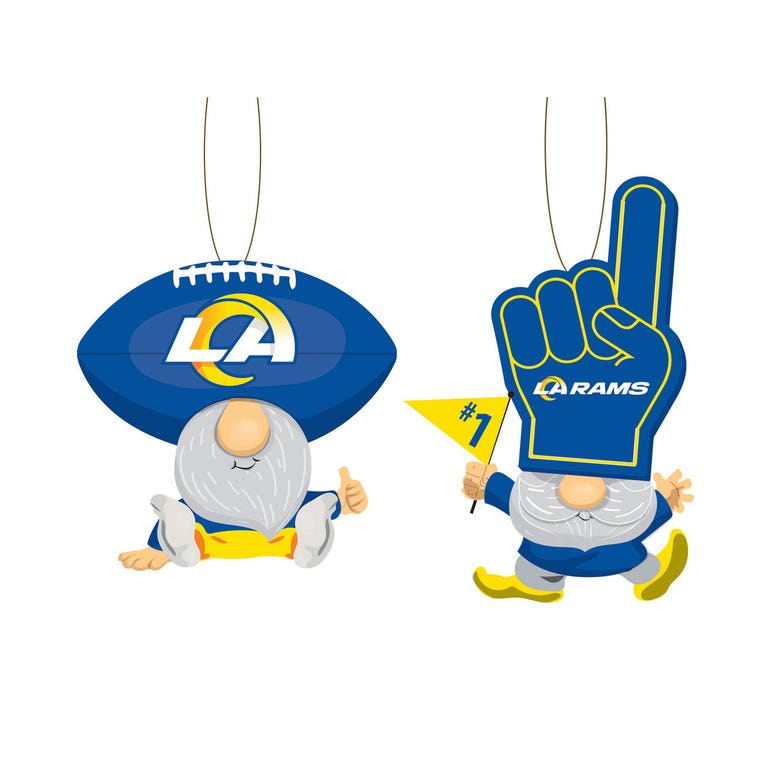 Los Angeles Rams Gnome Fan Ornaments 2 pack