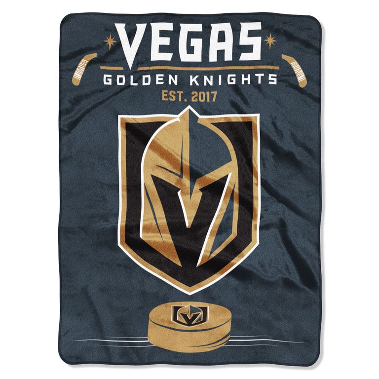 Vegas Golden Knights Raschel Inspired Design Blanket 60x80"
