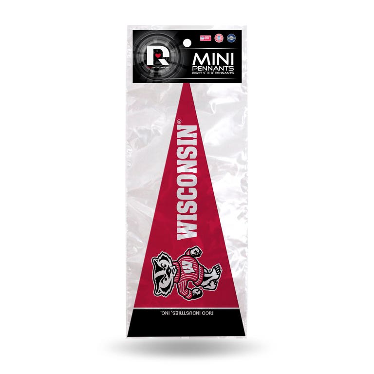 Wisconsin Badgers 8 Piece Mini Pennants Set