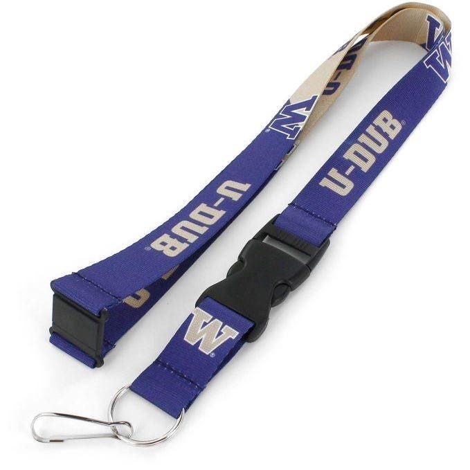 Washington Huskies Slogan Style Lanyard