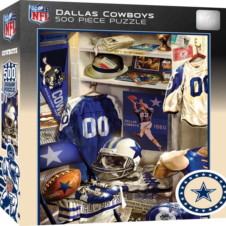 Dallas Cowboys Lockeroom Puzzle 500 Piece
