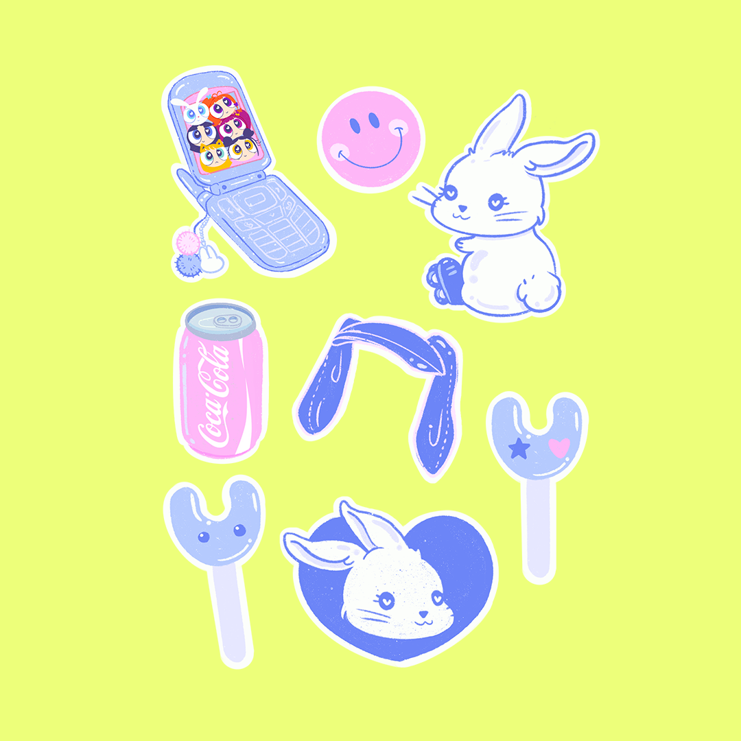 NewJeans Sticker Sheet