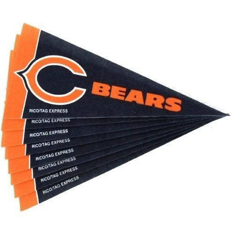 Chicago Bears 8 Piece Mini Pennants Set
