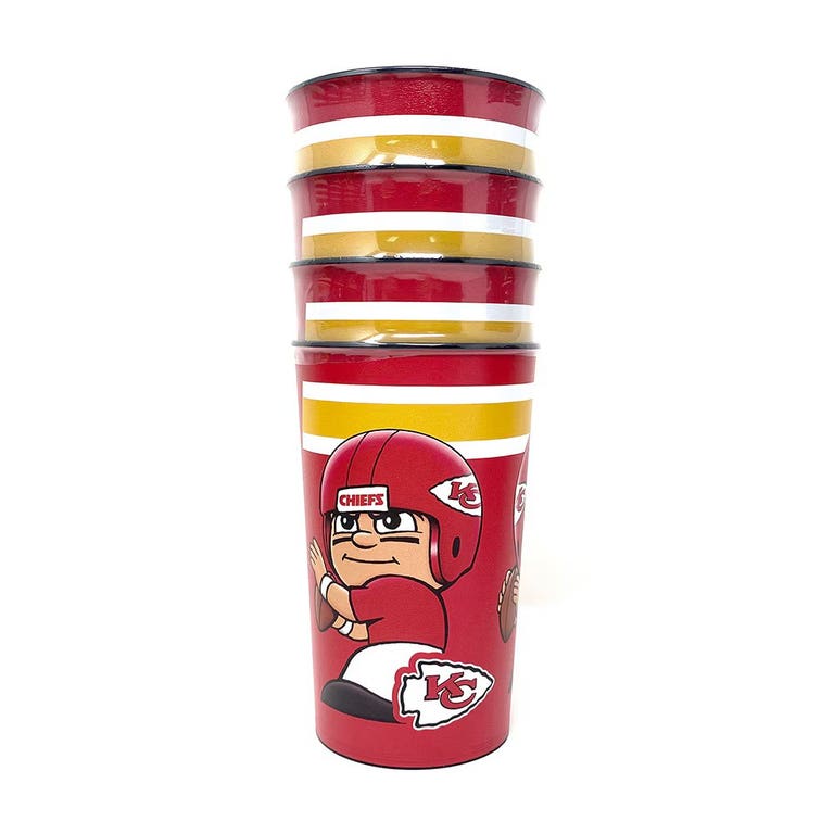 Kansas City Chiefs Party Cup Set 4-pack