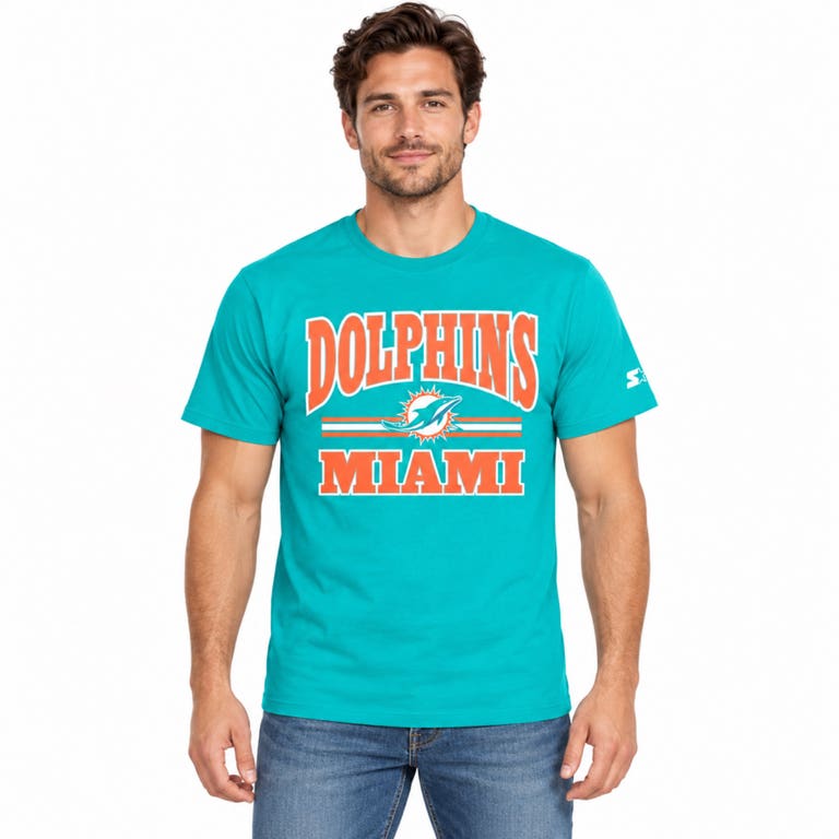 Miami Dolphins Aqua Starter Endzone Shirt