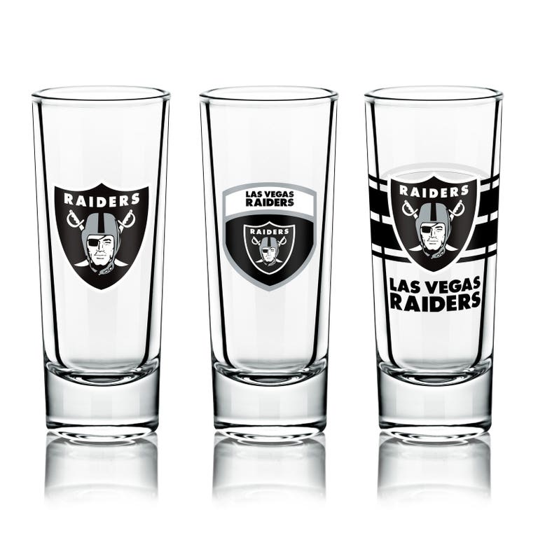 Las Vegas Raiders Tall Shot Glass