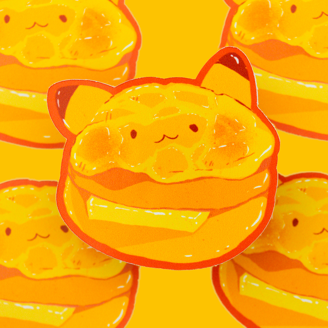 Pika Pineapple Bun Sticker