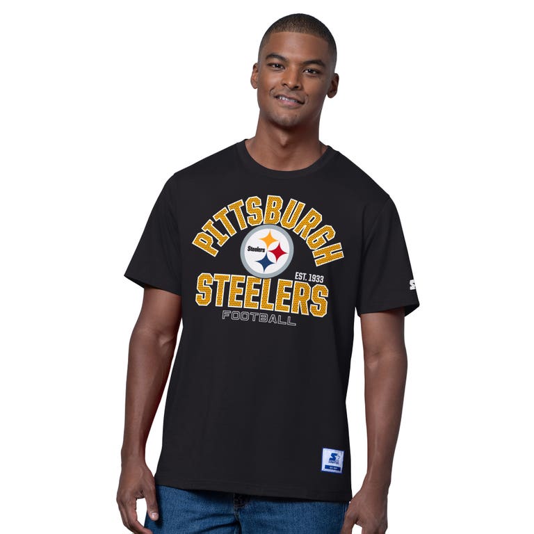 Pittsburgh Steelers Black Starter Sideline Arch Shirt