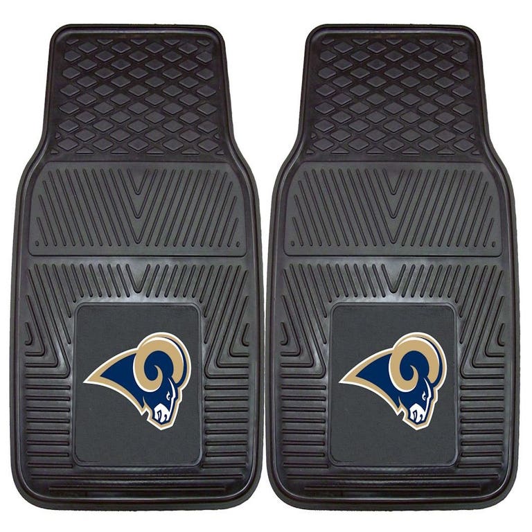 Los Angeles Rams Heavy Duty 2 Piece Vinyl Car Mats