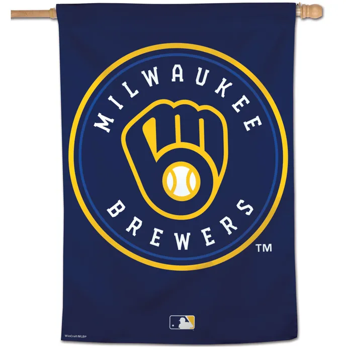 Milwaukee Brewers Vertical House Flag 28x40"