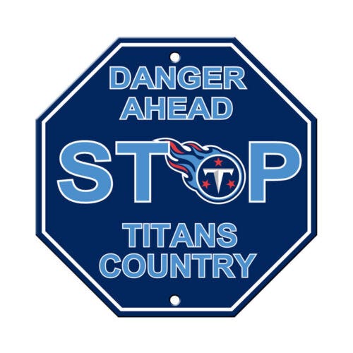 Tennessee Titans Stop Sign