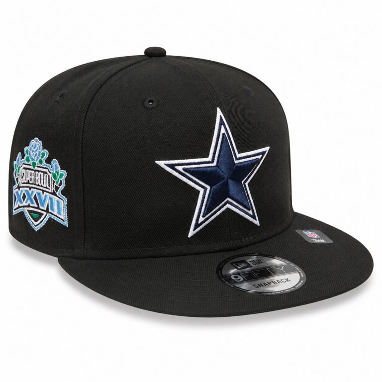 Dallas Cowboys Black New Era 9FIFTY Super Bowl XXVII Snapback Hat