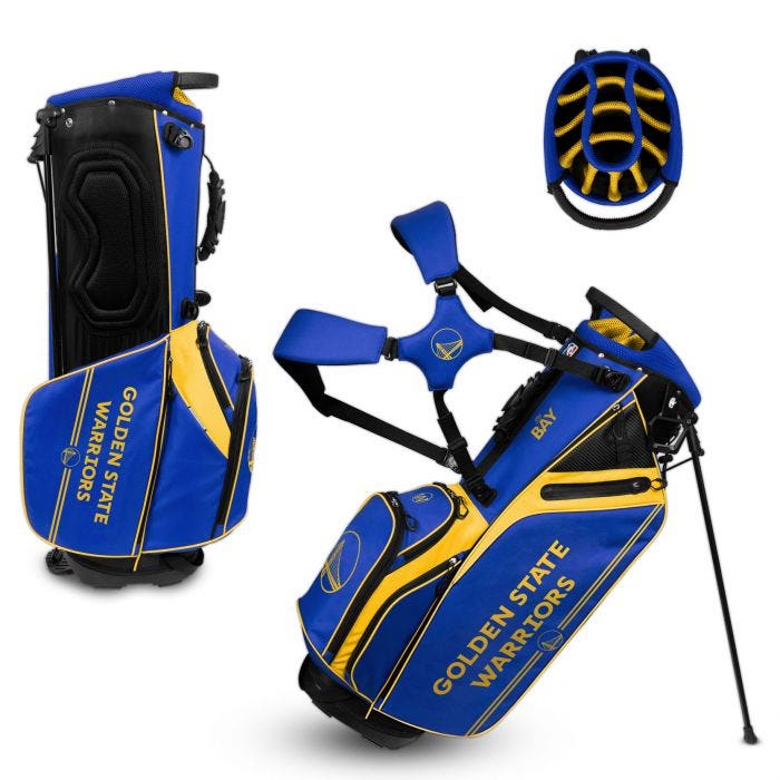 Golden State Warriors Hybrid Caddie Carry Golf Bag