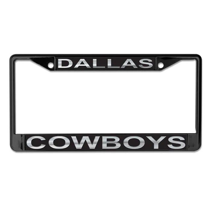 Dallas Cowboys Black Chrome License Plate Frame