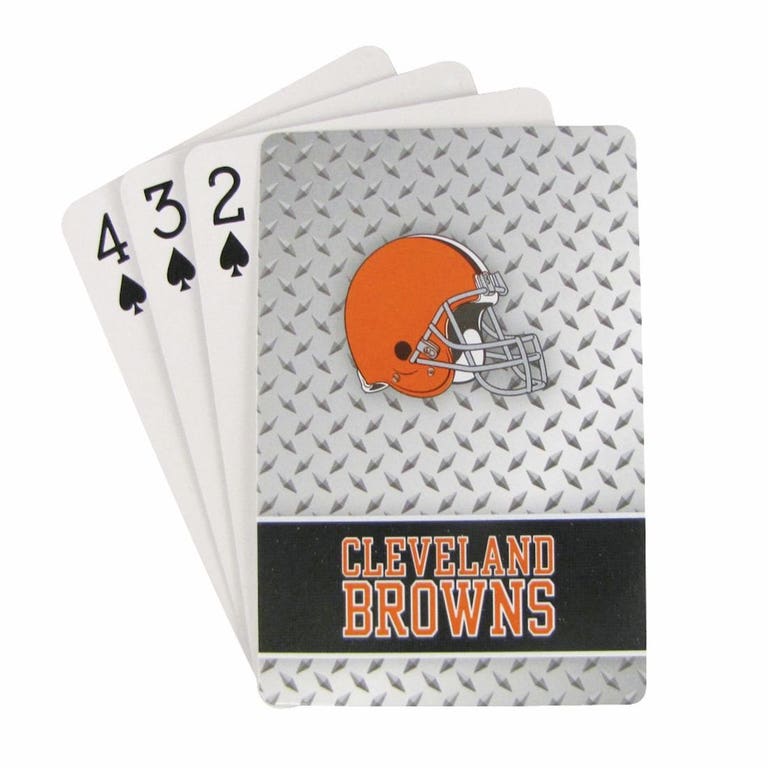 Cleveland Browns Diamond Plate Playing Cards